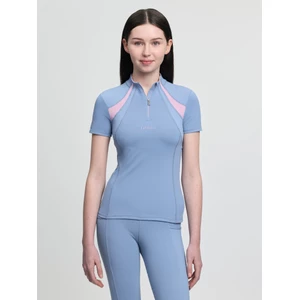 LeMieux Young Rider Mia Mesh Base Layer - Powder Blue in Powder Blue