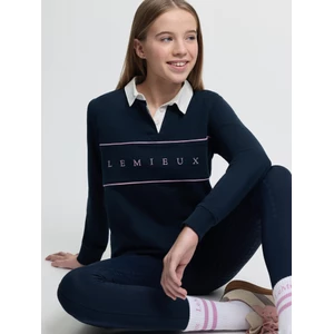 LeMieux Young Rider Riley Rugby Shirt - Navy 