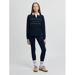 LeMieux Young Rider Riley Rugby Shirt - Navy in Navy