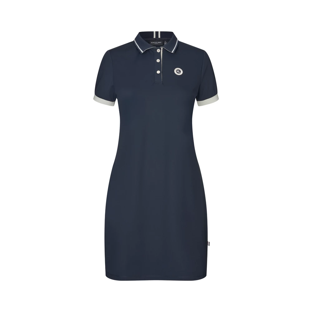Kingsland KLLaura Ladies Polo Pique Dress - Navy in Navy