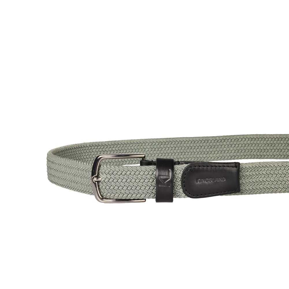 Kingsland KLLeslie Braided Elastic Belt - Green Agave 