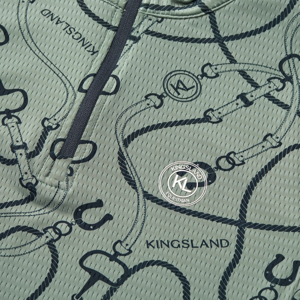 Kingsland KLLarissa Ladies Mesh Training Shirt - Green Agave 