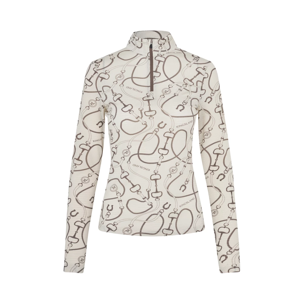 Kingsland KLLarissa Ladies Mesh Training Shirt - Rainy Day in Rainy Day