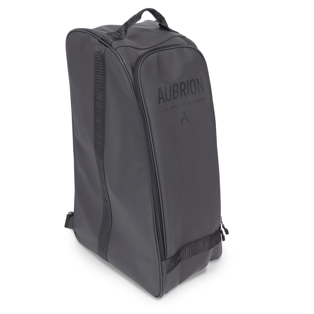Aubrion React Long Boot Bag - Black in Black