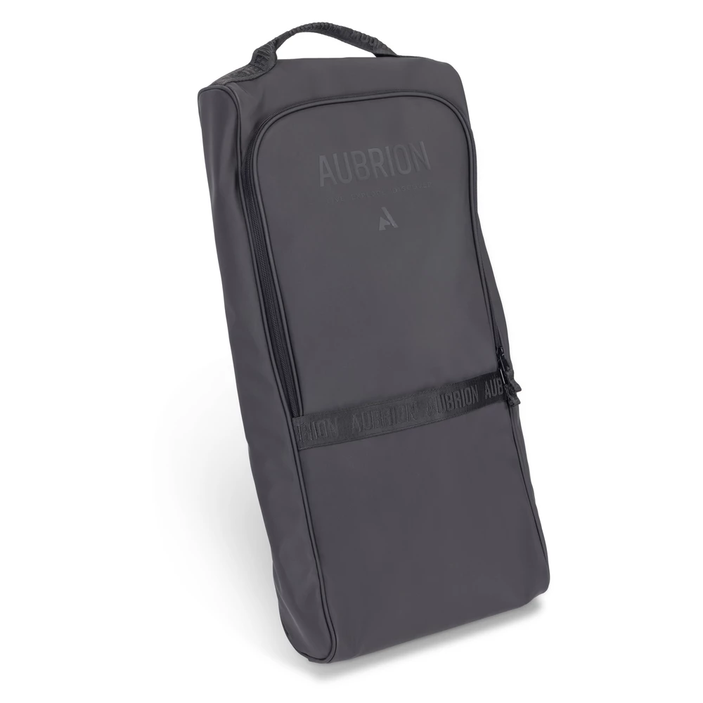 Aubrion React Bridle Bag - Black in Black