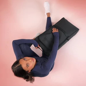 Aubrion React Bridle Bag - Black in Black