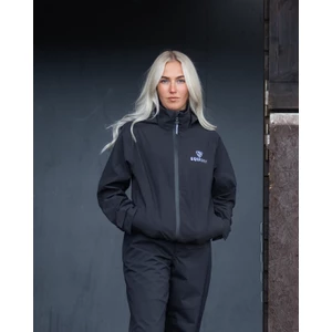 EQUIDRY Nimbus Waterproof Pack Away Jacket | Women's - Black in Black
