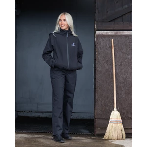EQUIDRY Nimbus Waterproof Pack Away Jacket | Women's - Black in Black