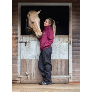 EQUIDRY Nimbus Waterproof Pack Away Jacket | Women's -  Plum in Plum