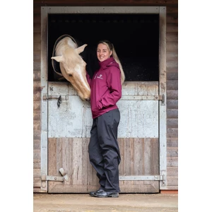 EQUIDRY Nimbus Waterproof Pack Away Jacket | Women's -  Plum in Plum