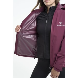 EQUIDRY Nimbus Waterproof Pack Away Jacket | Women's -  Plum in Plum