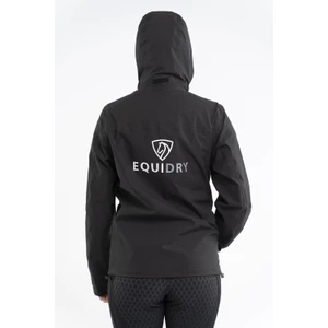 EQUIDRY Nimbus Waterproof Pack Away Jacket | Women's - Black in Black