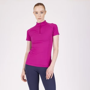 Aubrion React Short Sleeve Base Layer - Fuchsia in Fuchsia
