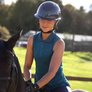 Aubrion React Sleeveless Tech Polo - Kingfisher 