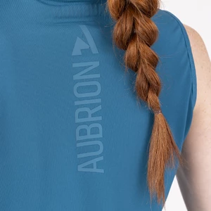 Aubrion React Sleeveless Tech Polo - Kingfisher in Kingfisher