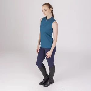 Aubrion React Sleeveless Tech Polo - Kingfisher in Kingfisher