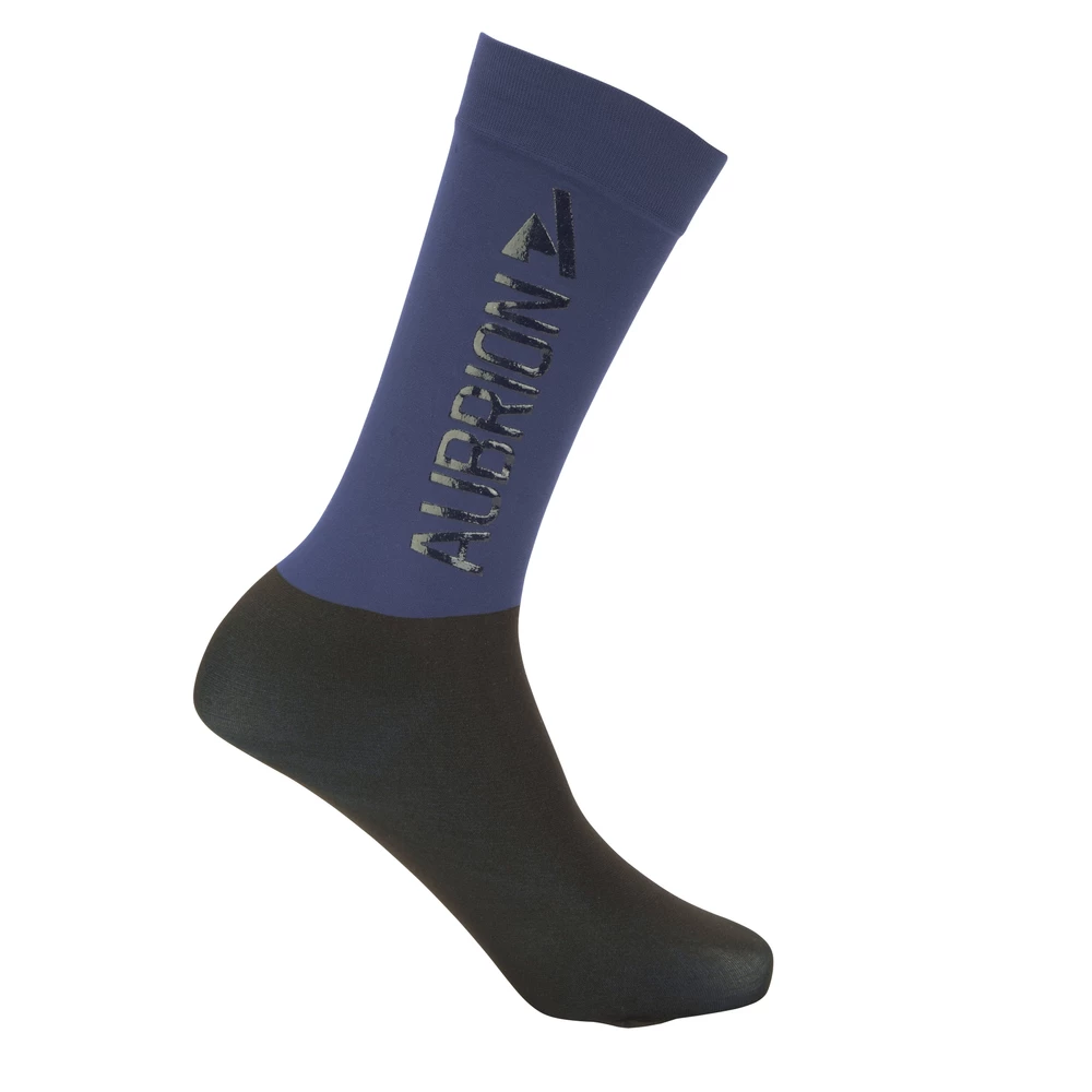 Aubrion React Performance Socks - Midnight in Midnight