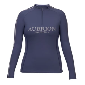 Aubrion Equestrian Long Sleeve Base Layer - Midnight in Midnight