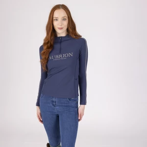 Aubrion Equestrian Long Sleeve Base Layer - Midnight in Midnight