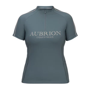 Aubrion Equestrian Short Sleeve Base Layer - Thyme in Thyme