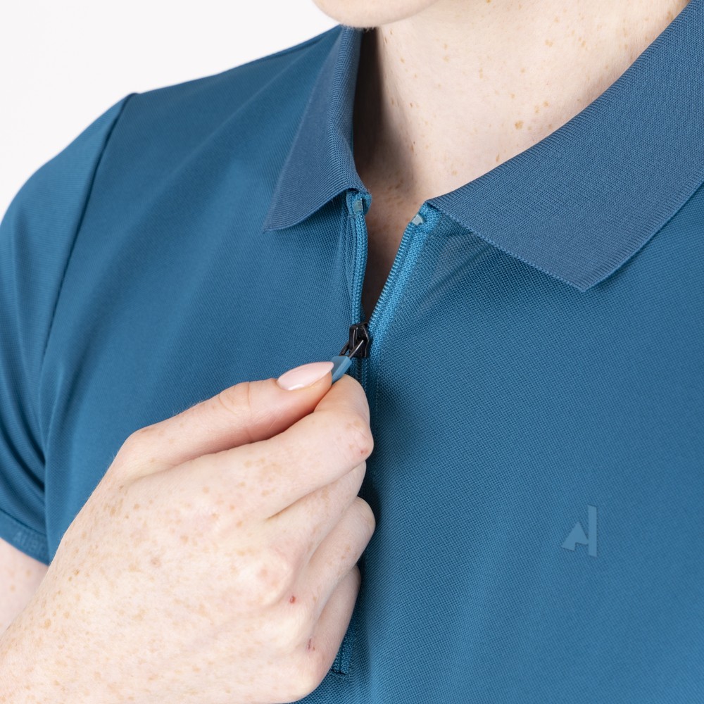 Aubrion React Tech Polo - Kingfisher 