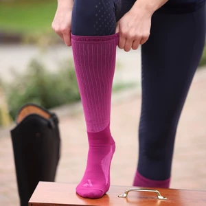 Aubrion React Technical Socks - Fuchsia in Fuchsia