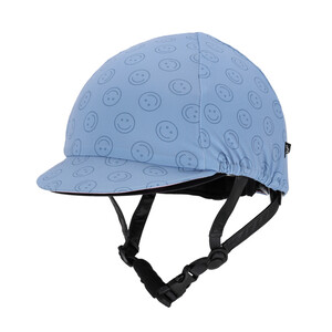 QHP Helmet cover Rosalynn - Pink/Blue 
