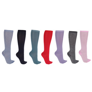 QHP Knee stockings Week collection (7-pack) - Assorted in Assorted