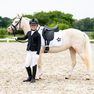 QHP Competition jacket Jipp Junior - Black in Black