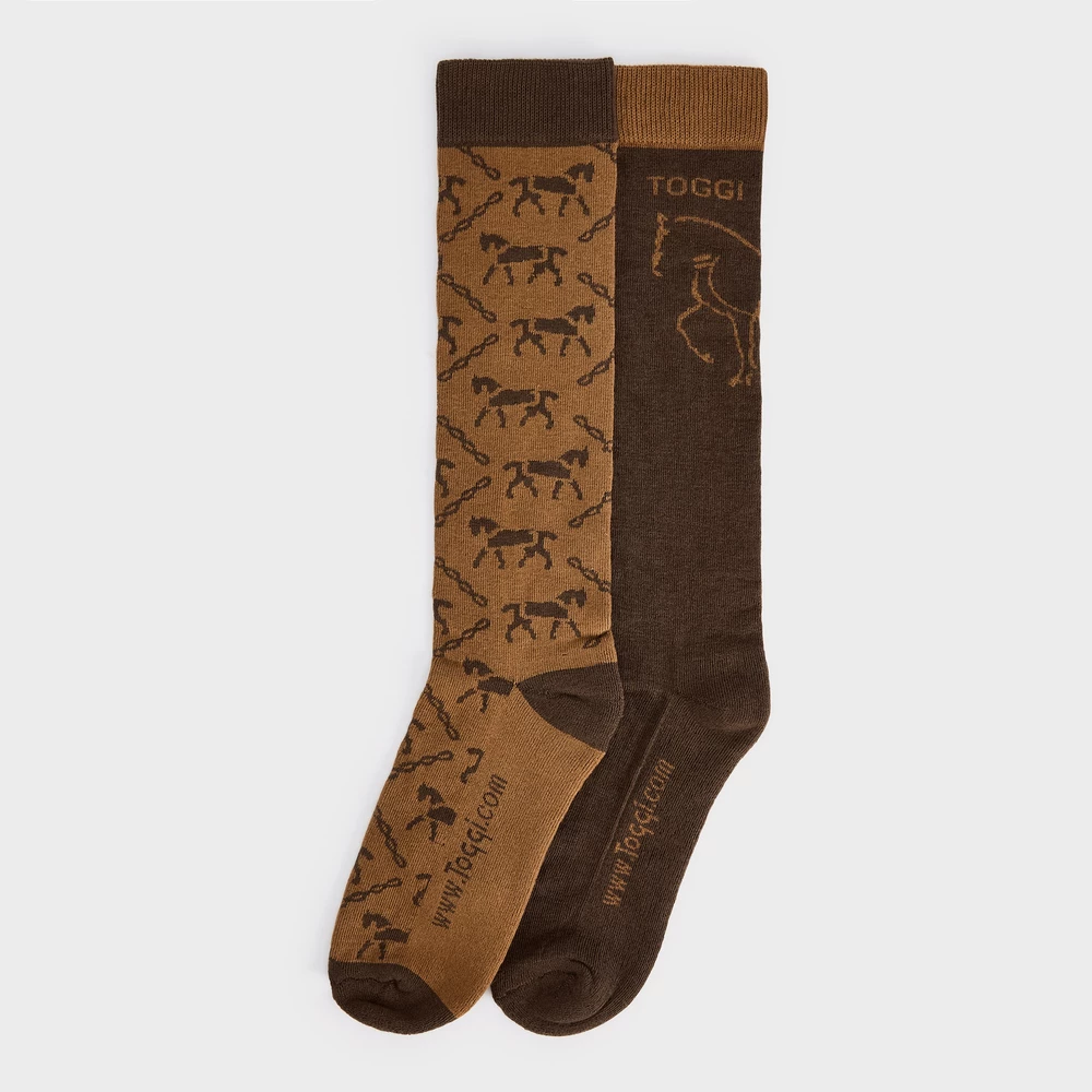 Toggi Atrium Womens 2 Pack Socks  - Spice in Spice