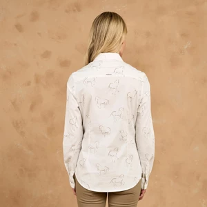 Toggi Sigrid Womens Printed Shirt - White in White