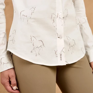 Toggi Sigrid Womens Printed Shirt - White in White