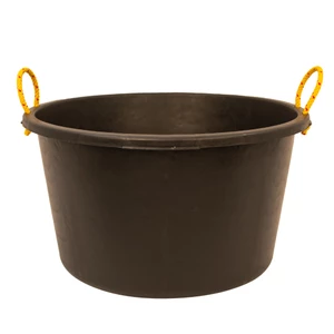 Red Gorilla Shallow Round with Rope Handle in Black