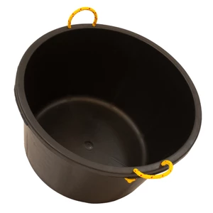 Red Gorilla Shallow Round with Rope Handle in Black