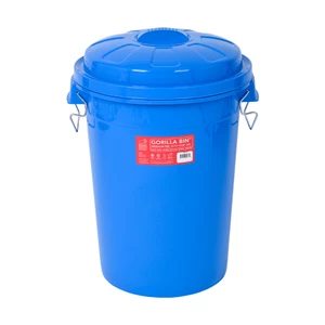 Red Gorilla 50L Bin with Lid - Blue 