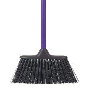 Red Gorilla Poly Yard Broom Head with 120cm Handle - Purple 