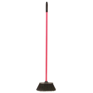 Red Gorilla Poly Yard Broom Head with 120cm Handle - Pink in Pink