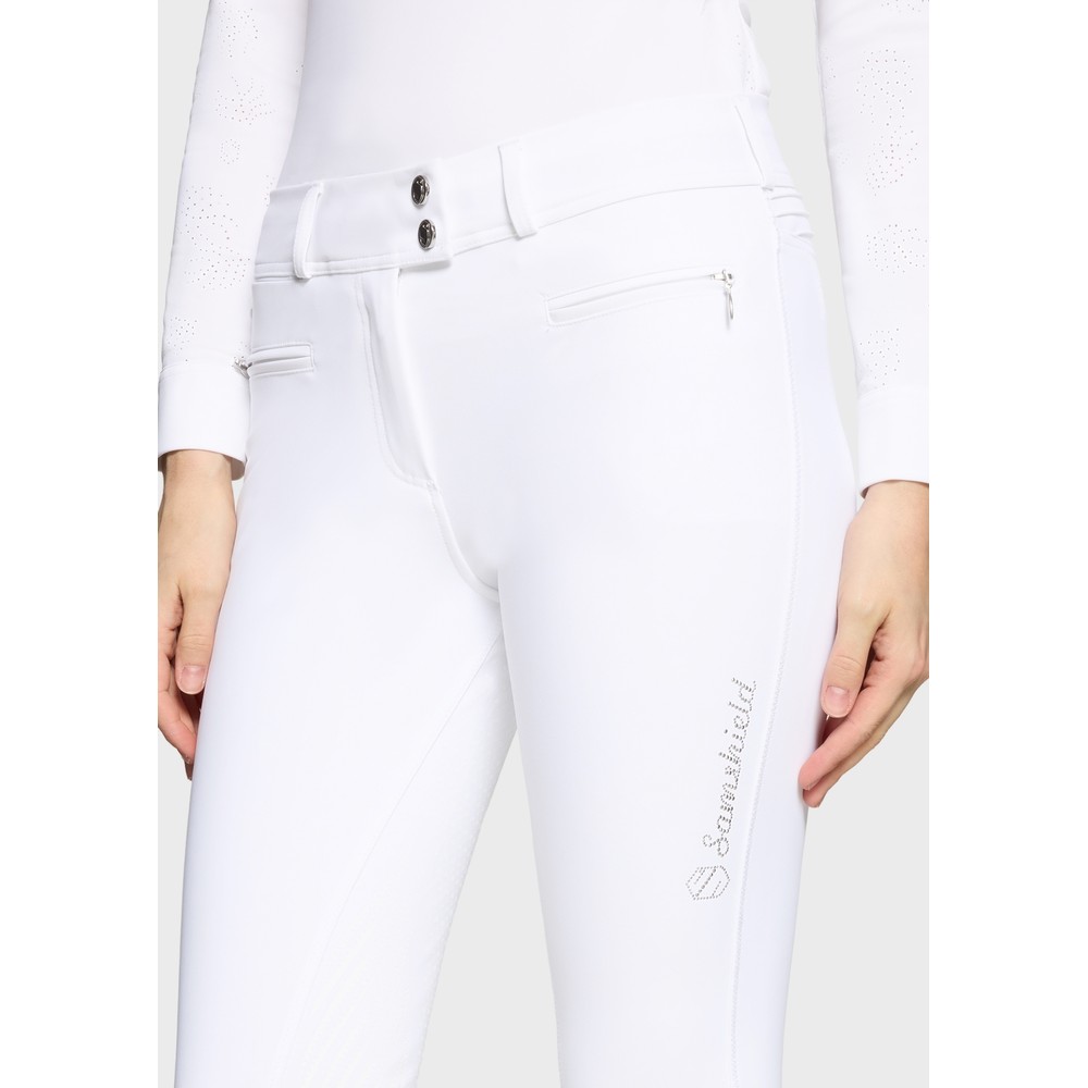 Samshield Chloe Metal Dots Breeches - White 