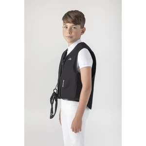Equiline KID Junior Airbag Vest with Back Protector – Black in Black