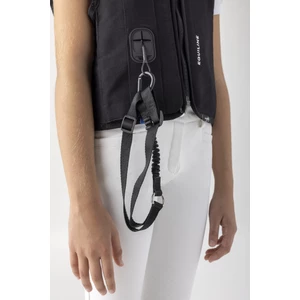 Equiline KID Junior Airbag Vest with Back Protector – Black in Black