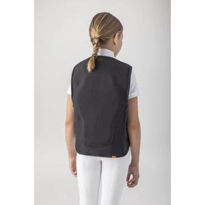 Equiline KID Junior Airbag Vest with Back Protector – Black in Black