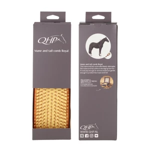 QHP Mane and tail comb Royal - Brown 