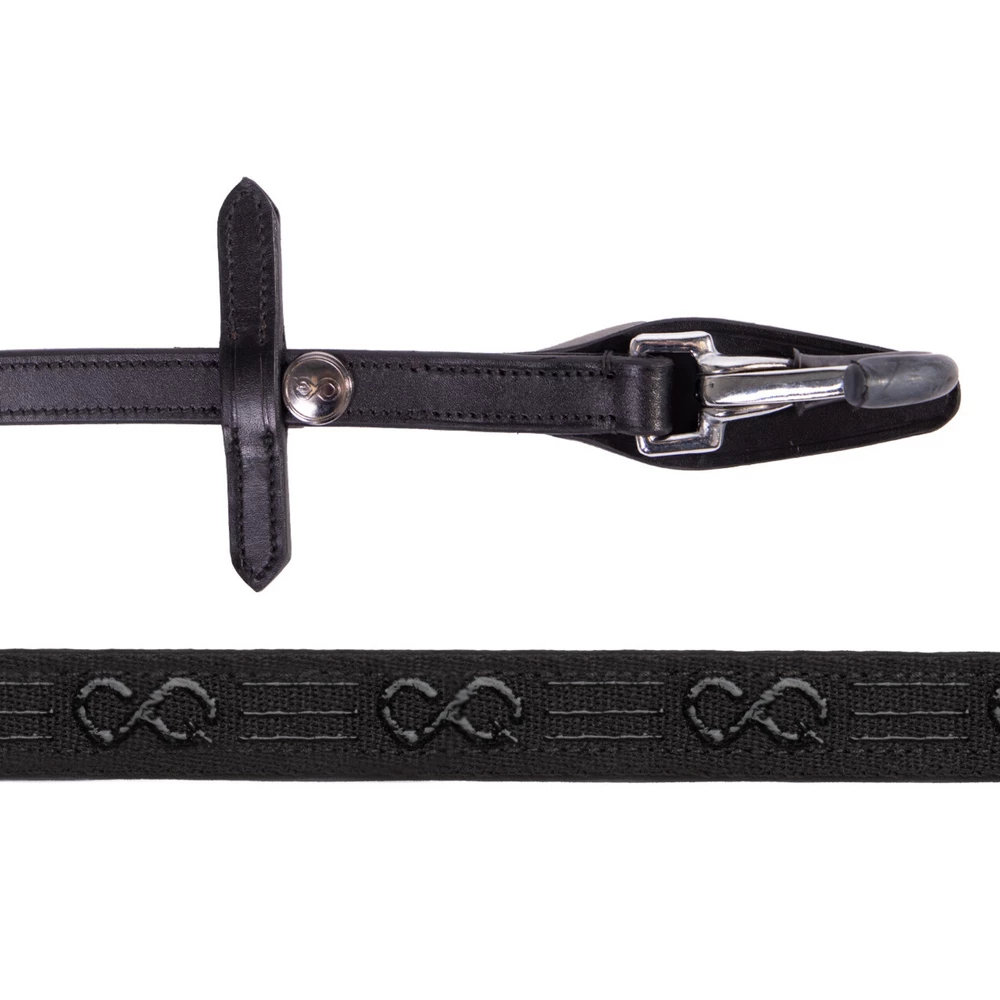 PresTeq FayRein with clip - Black in Black