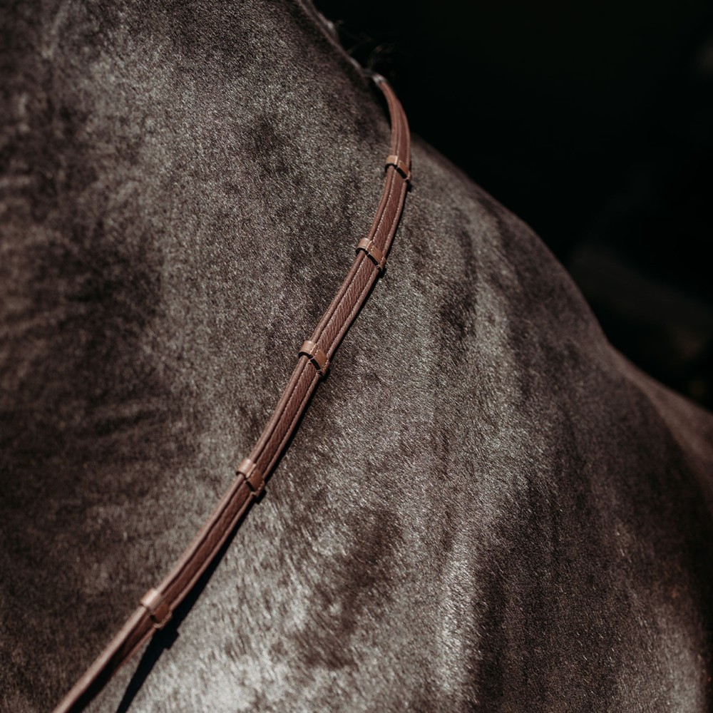 PresTeq FayRein with stops(8cm) - Brown 