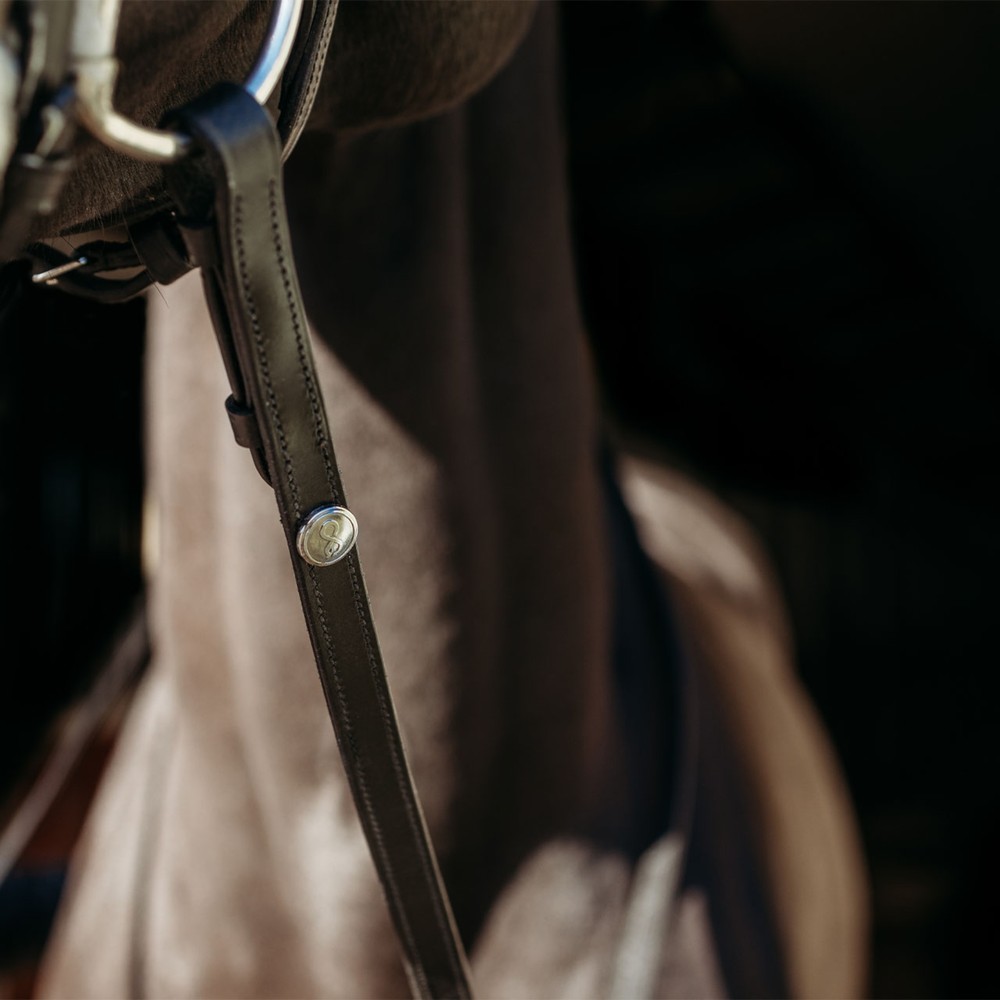 PresTeq FayRein with stops(8cm) - Black 