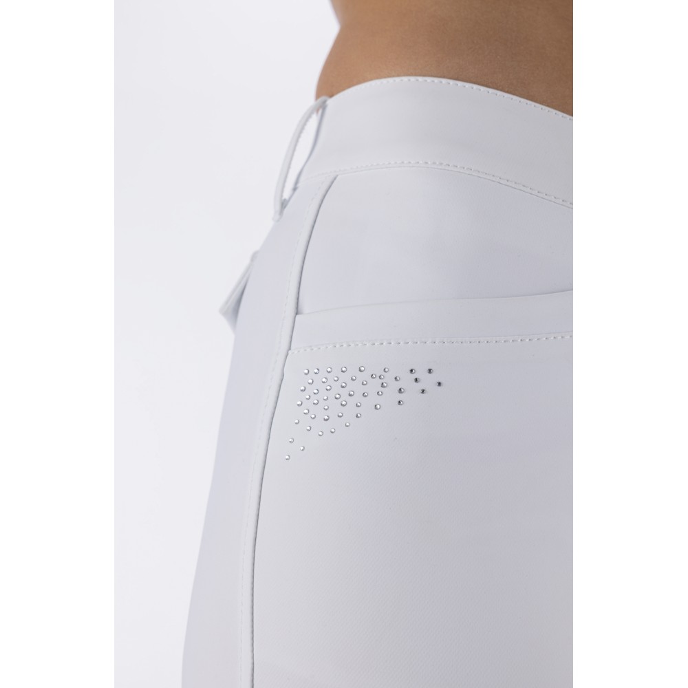 Equiline Women's Full Grip Breeches  - White 