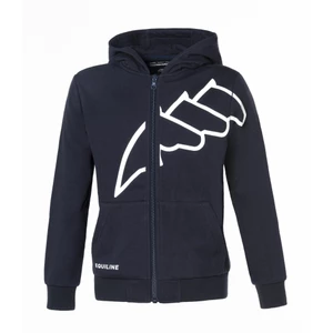 Equiline Junior Full Zip Hoodie - Blue in Blue
