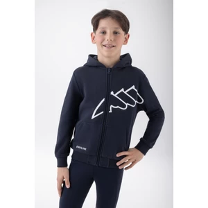 Equiline Junior Full Zip Hoodie - Blue in Blue