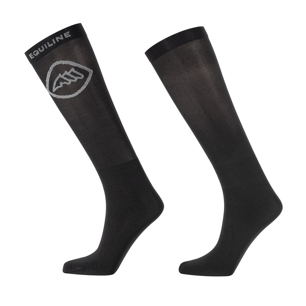 Equiline Ultra Light Riding Socks (Set of 3) - Black 