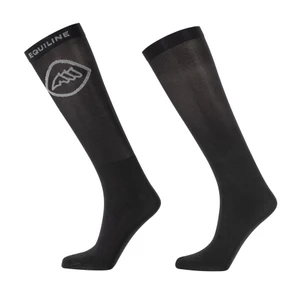 Equiline Ultra Light Riding Socks (Set of 3) - Black in Black